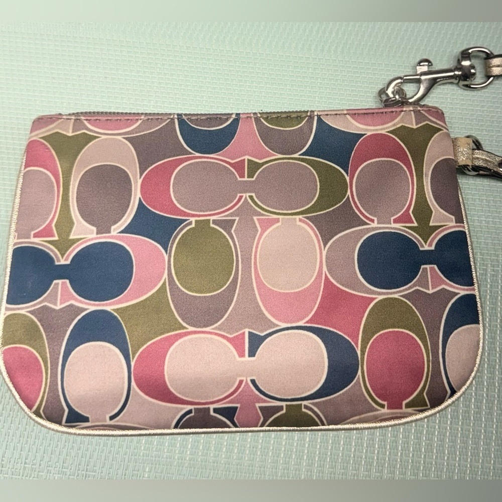 Coach Multicolored Patterned Wristlet
